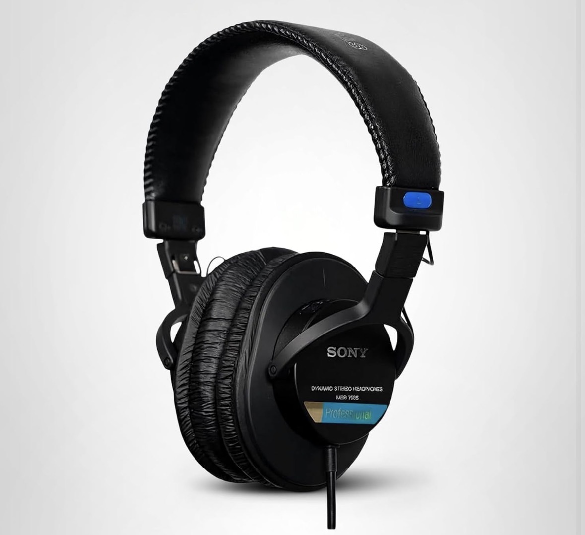 Sony mdr-7506 closed-back studio monitor headphones - wired