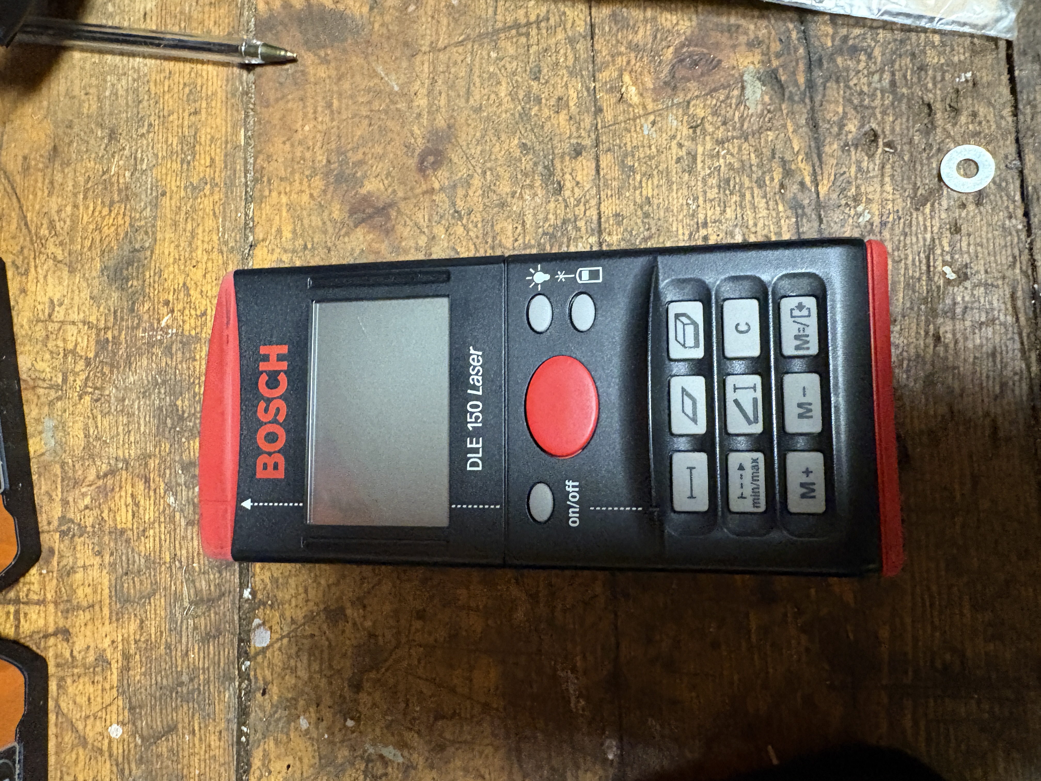 Avstandsmåler - bosch dle 150 laser profesjonell