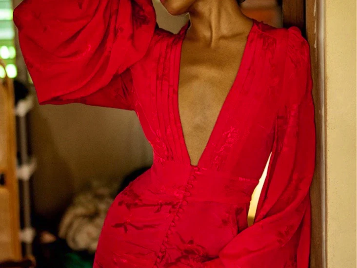 Rat and boa isabella dress