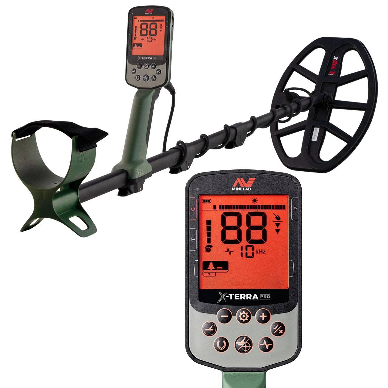 Metalldetektor minilab x terra pro.  klar for bruk 