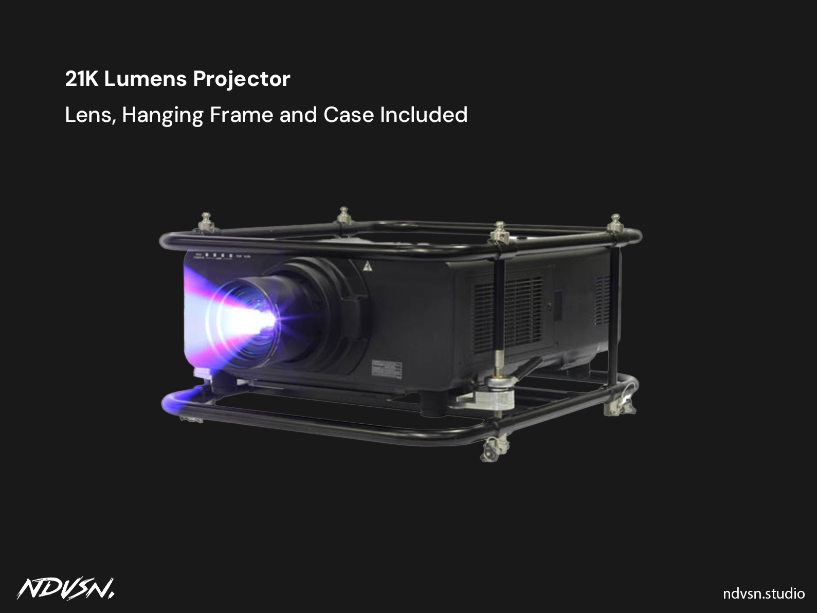 Panasonic pt-dz21k - 21000 lumens large venue projector with lens frame and case 21k dlp
