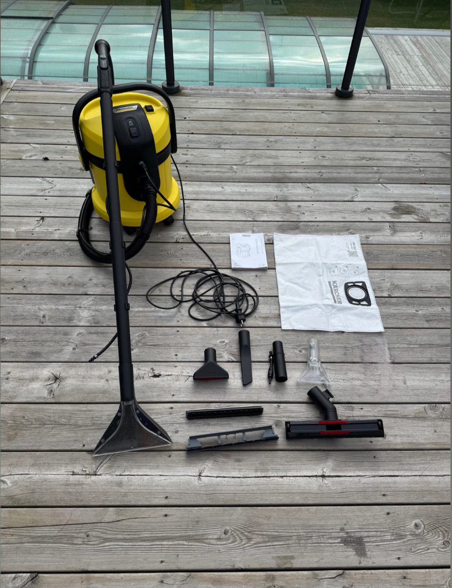 Kärcher se 4004 – proffsig textil- & mattvätt (ny & redo att hyras)