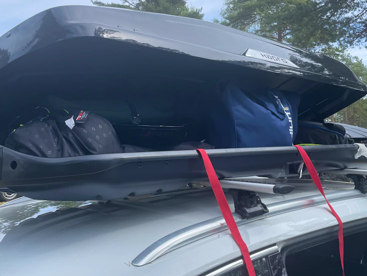 Stor takbox. 640 liter.