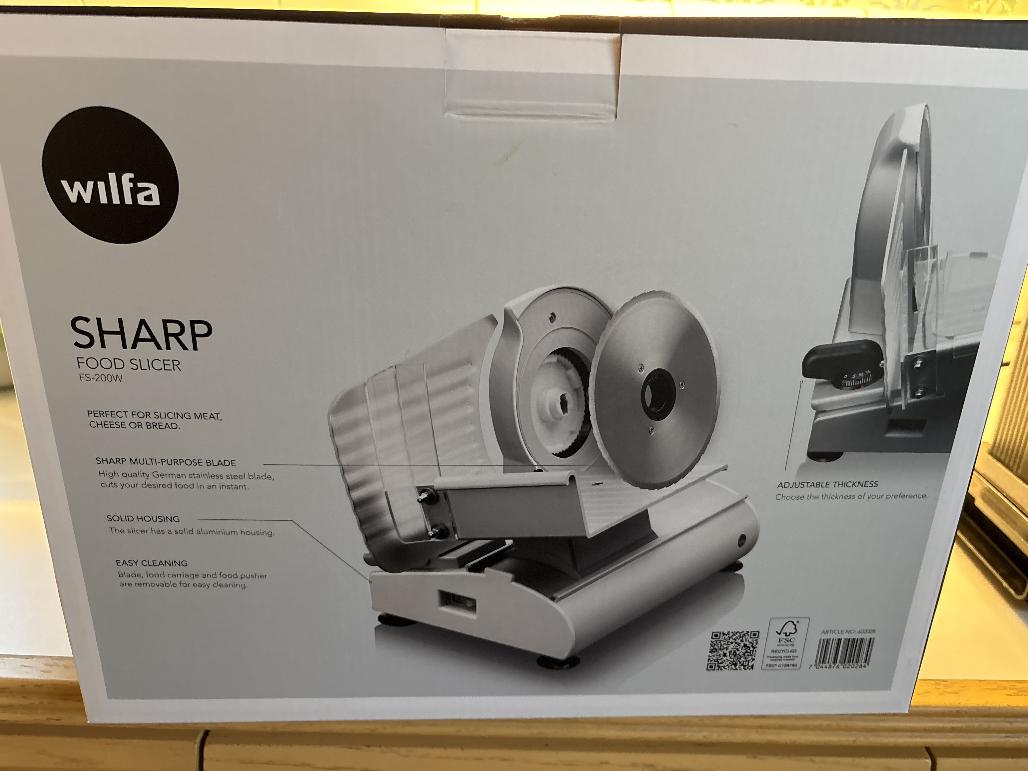 Skärmaskin wilfa 