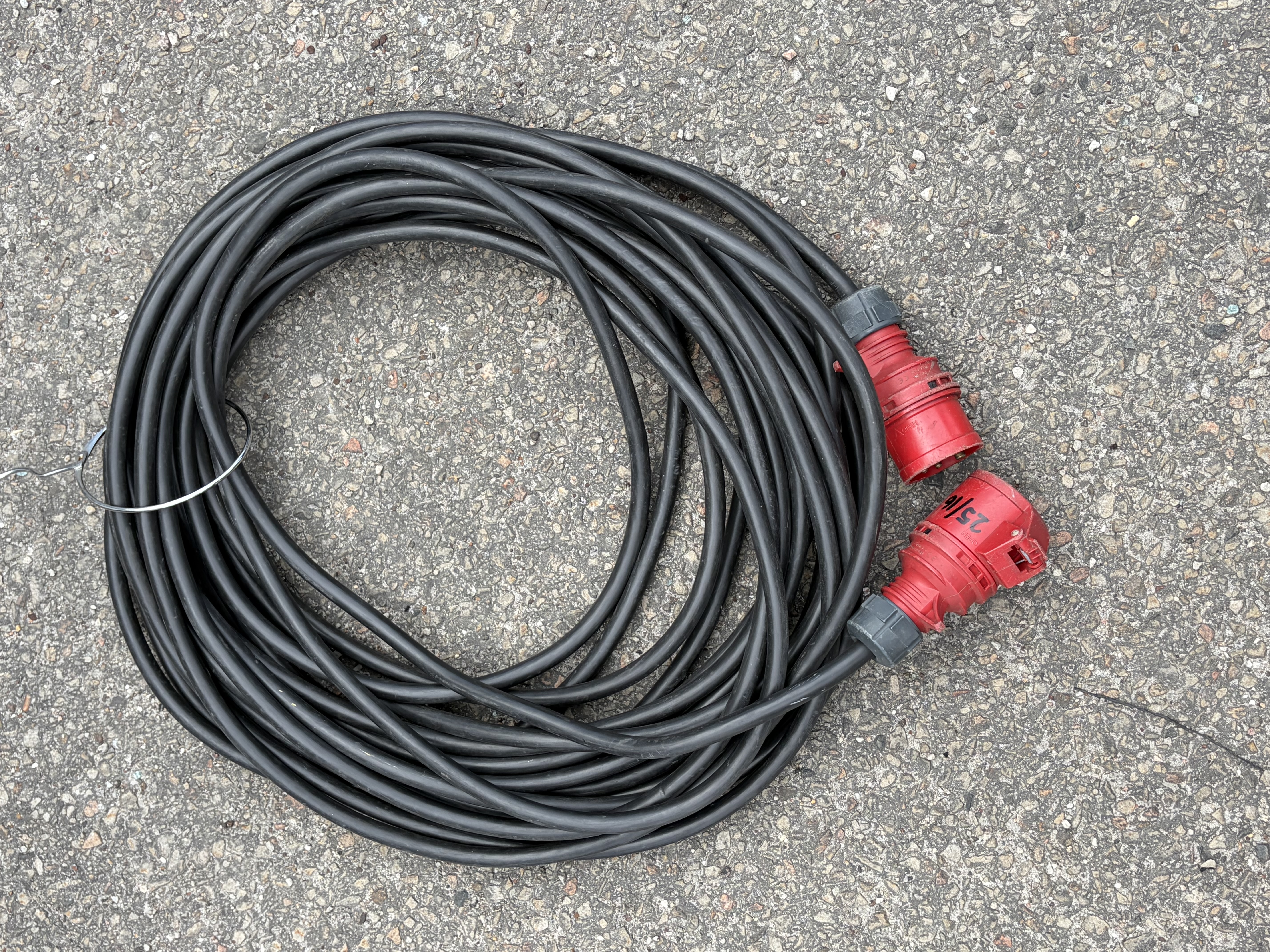 380v 16 amp kabel 25 m