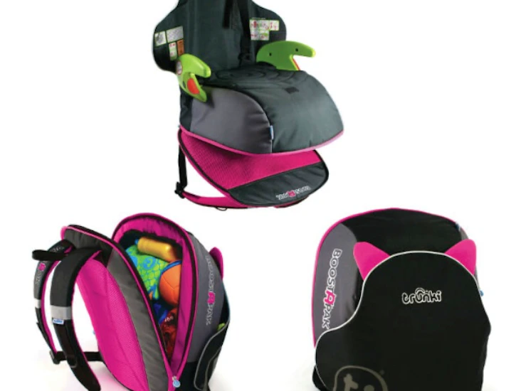 Trunki boostapack pute til bil med ryggsekk. perfekt på reisen!