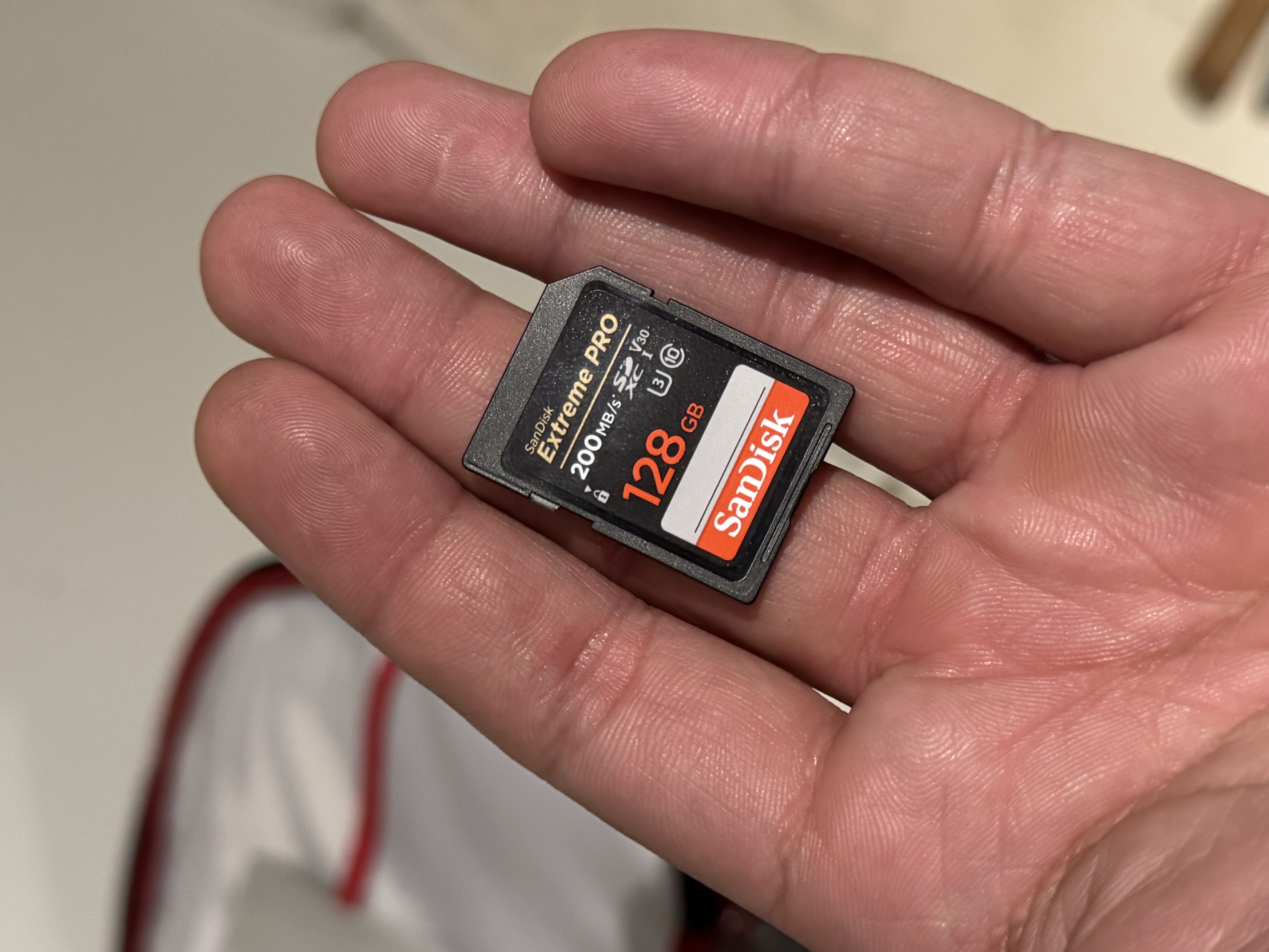 Sandisk 128 gb memory card