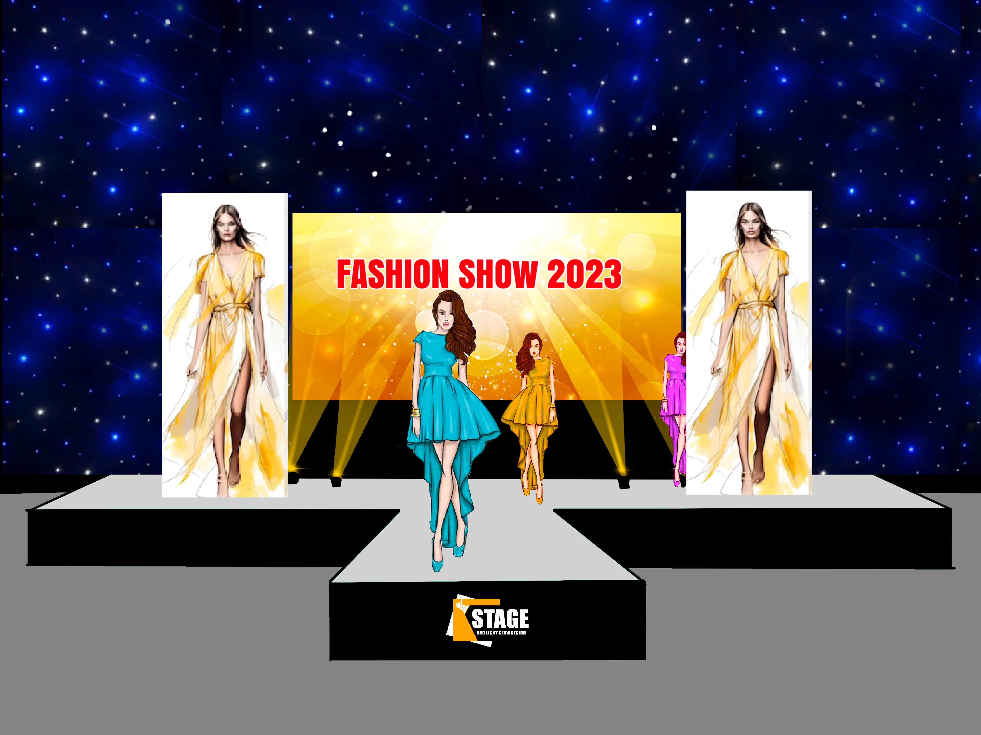 Led video wall / digitall screen and dj light 