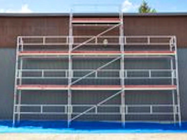 Assco byggställning på trailer