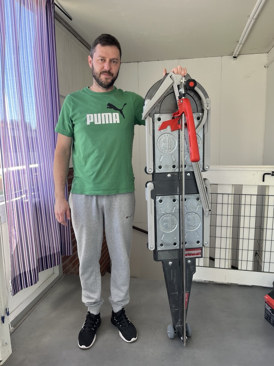 Professionell kakelskärare montolit 131 cm (storformat klinker)