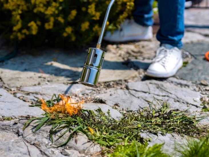 Gasoldriven ogräsbrännare