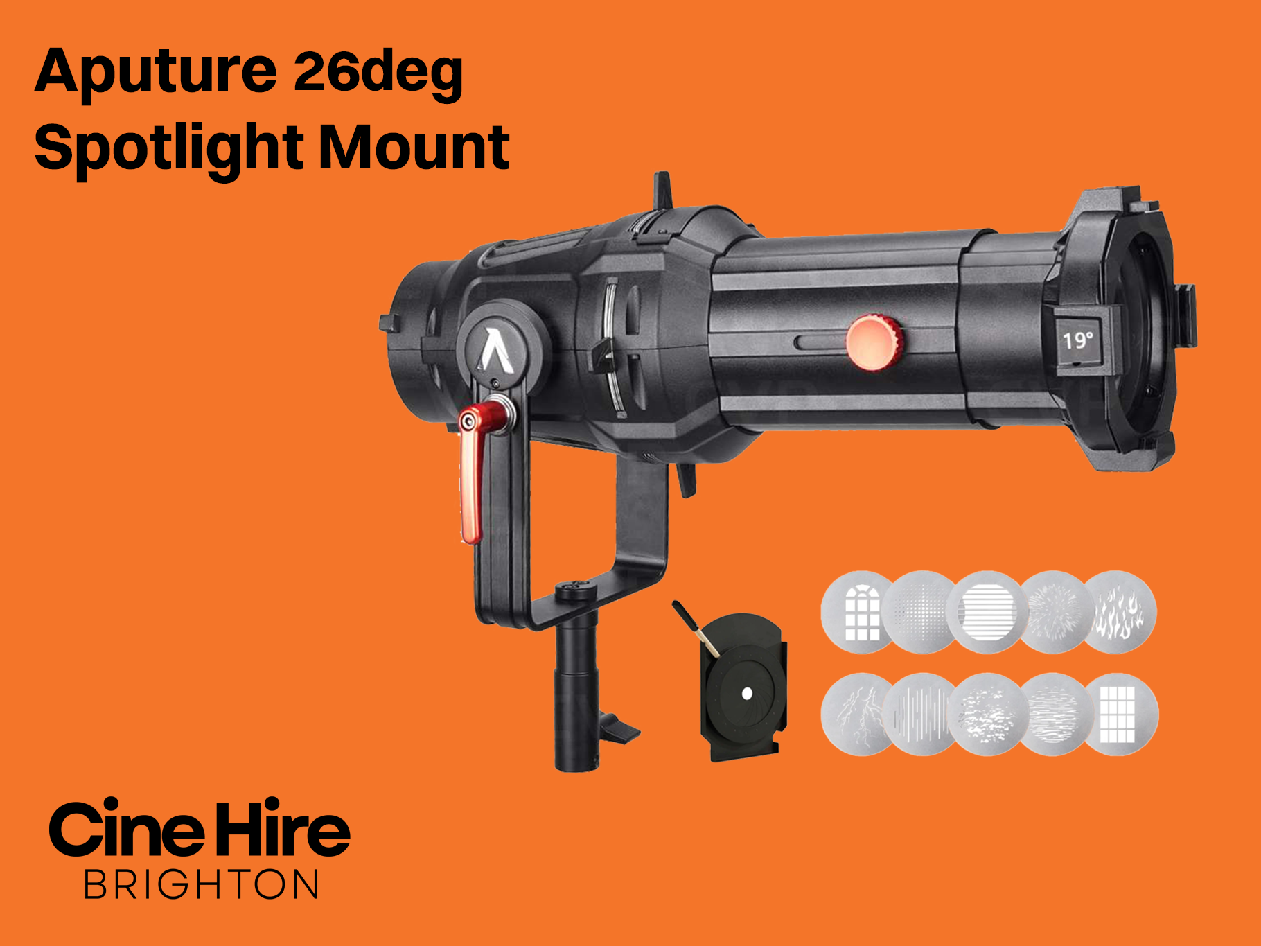 Aputure 26 degree spotlight mount set