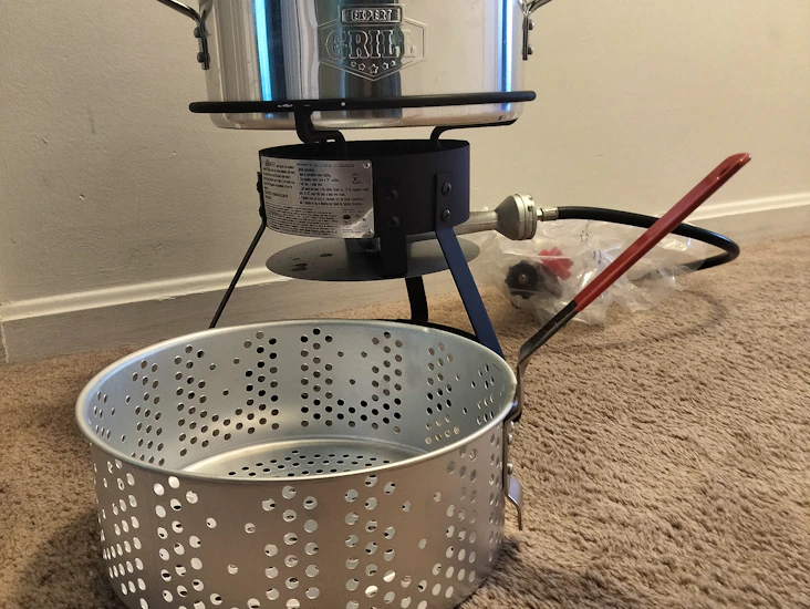 Propane deep fryer