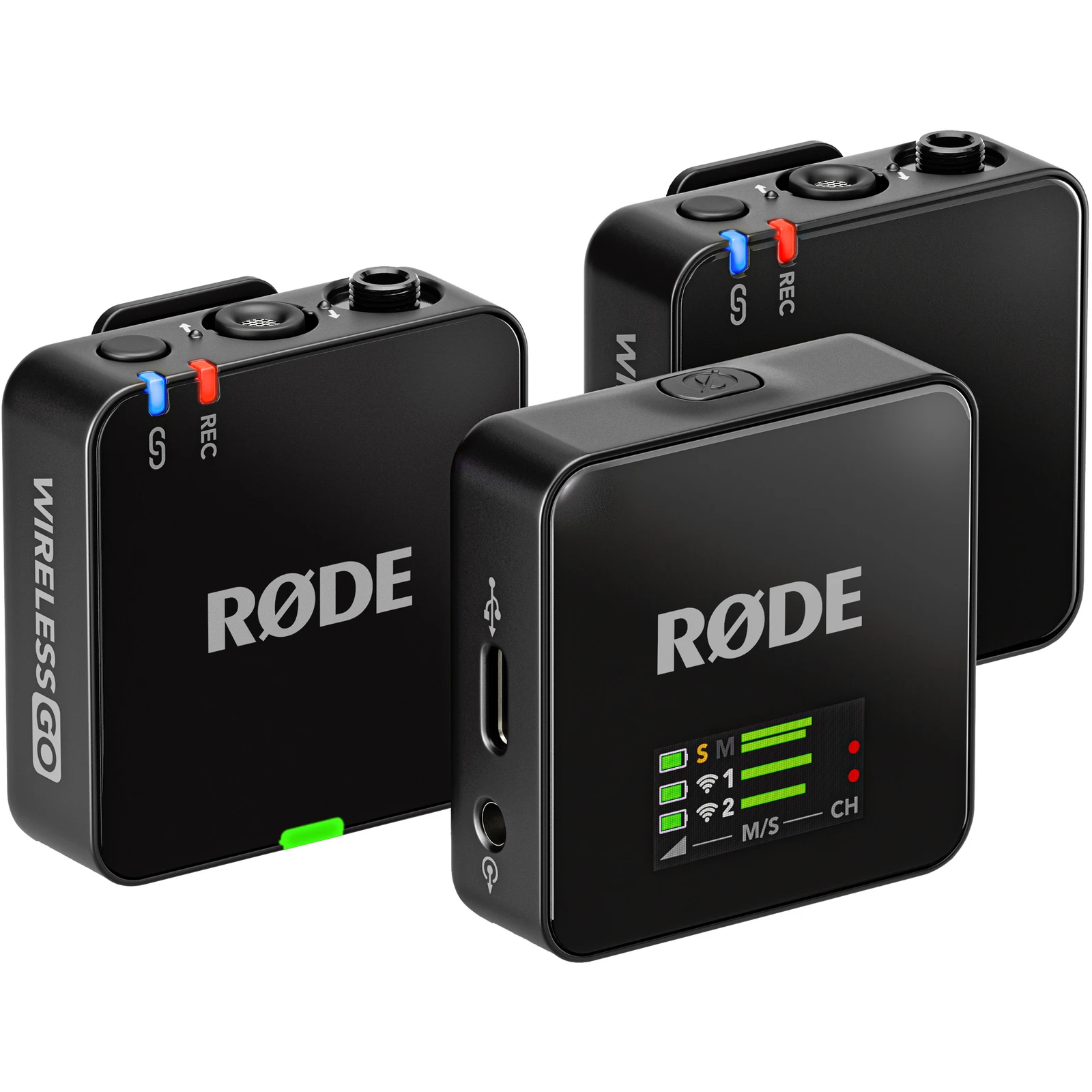 Røde wireless go trådløst mikrofonsystem til leie – 2 sendere, intervju og video