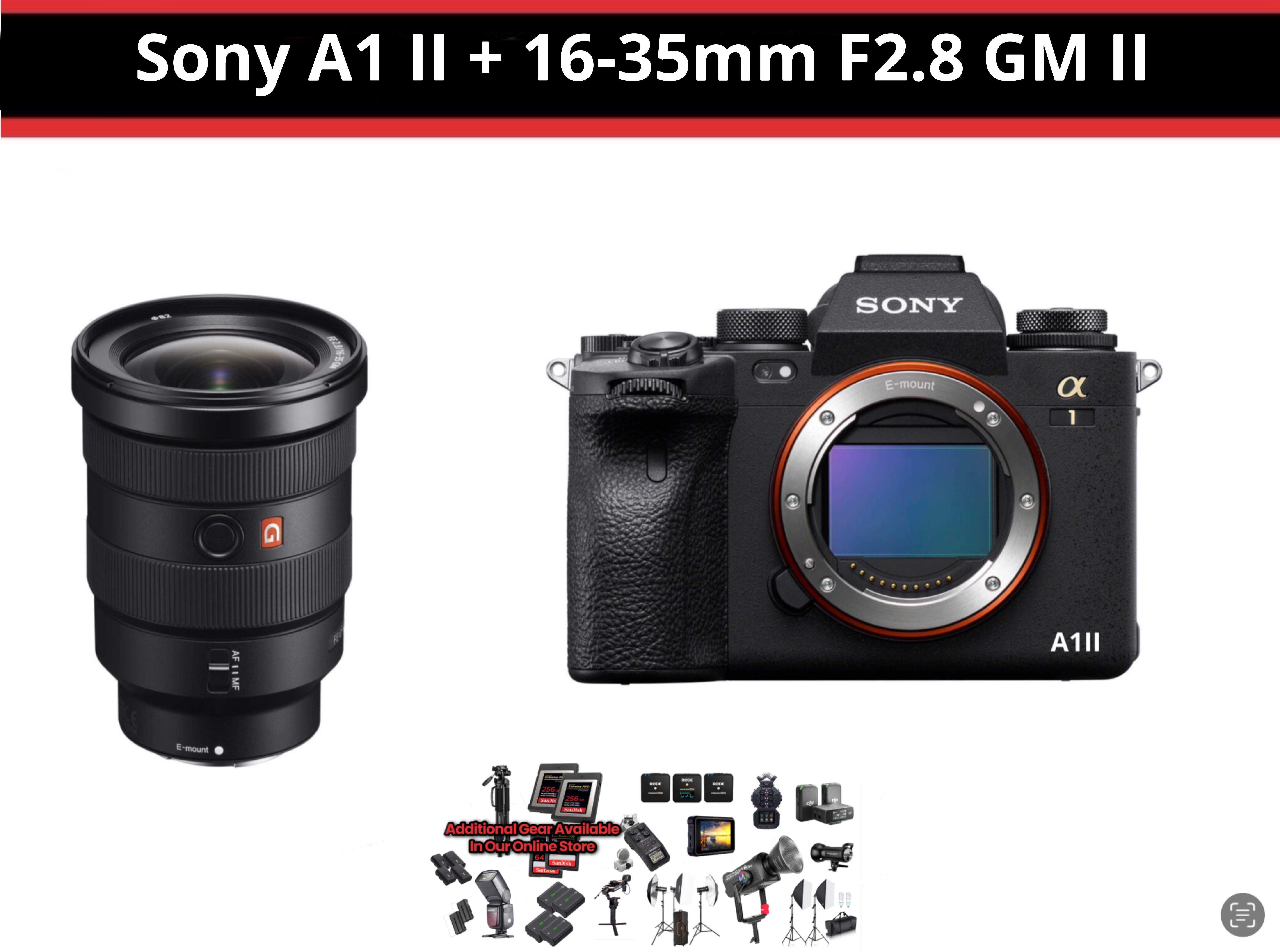 Sony a1 mark ii + 16-35mm f2.8 gm ii ( sony a1mii |  sony a1ii )