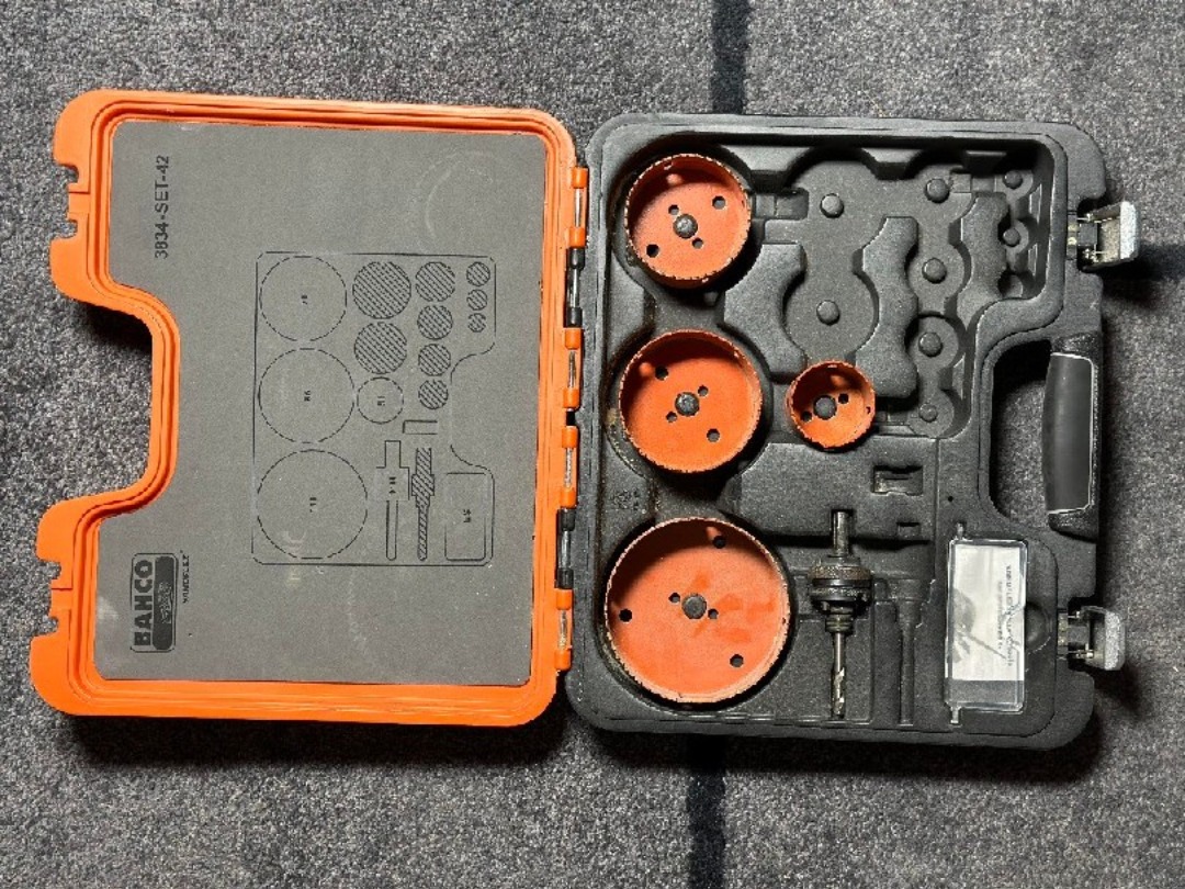 Bahco hullsagsett 111,86,76 og 51 mm