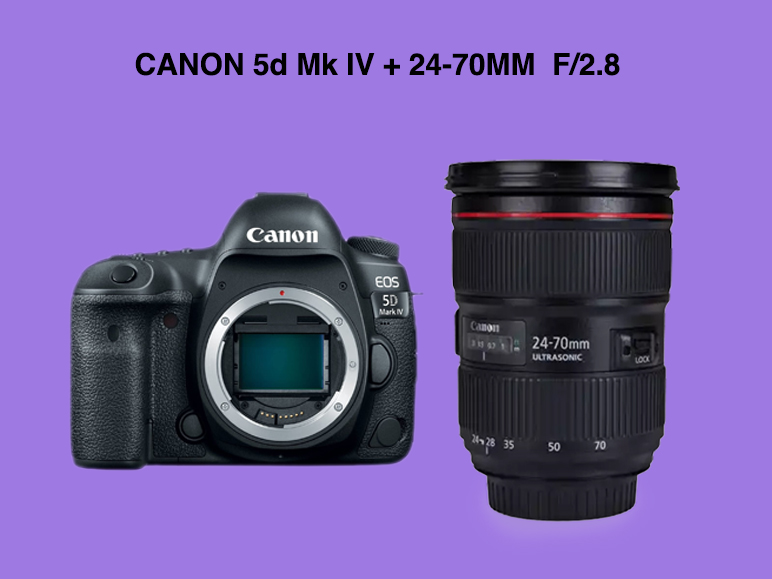 Canon  5d mk iv + ef 24-70mm f/2.8l usm lens combo