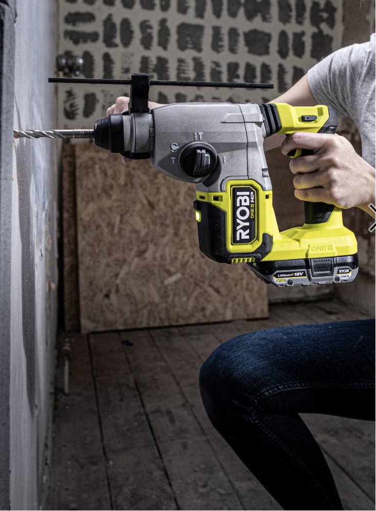 Kraftig ryobi kombihammer