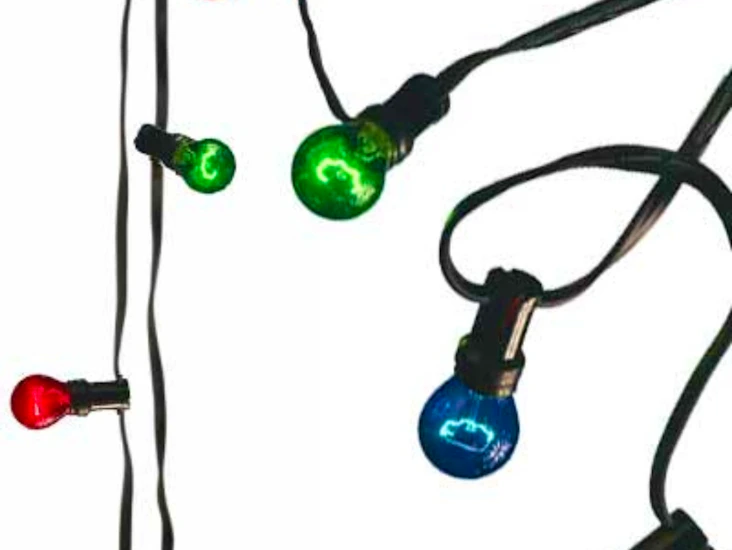 Ljusslinga färgad 10 meter