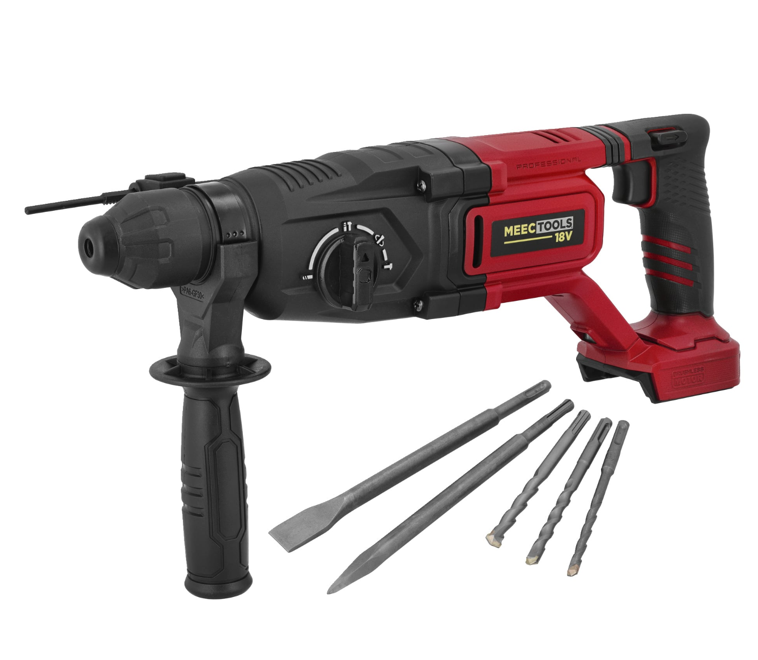 Slagborr batteridriven med batteri, laddare och betongborr