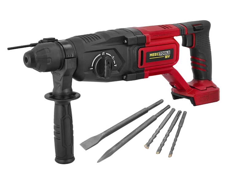 Slagborr batteridriven med batteri, laddare och betongborr