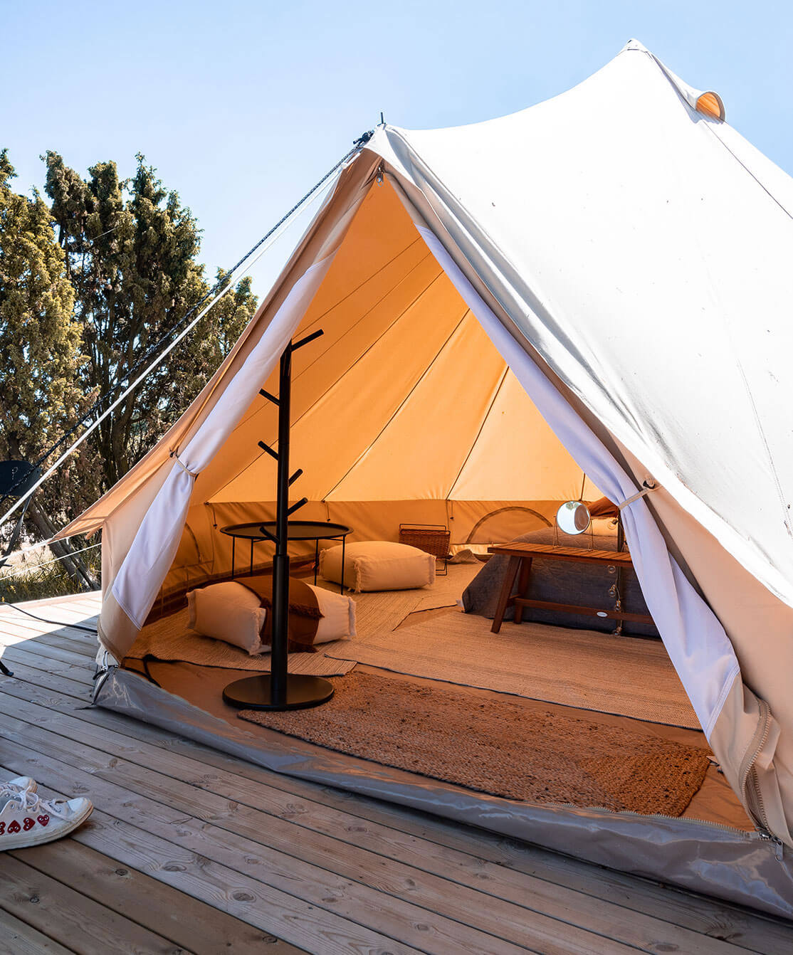 Glampingtält 2-8 personer 
