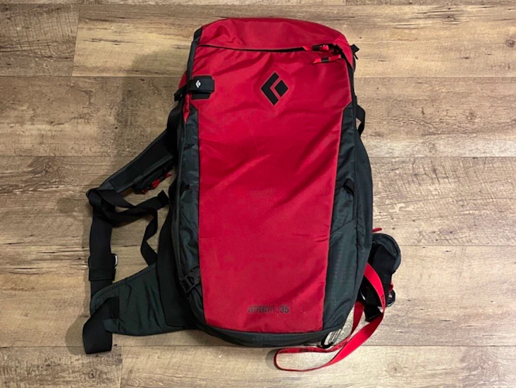 Lumivyöryreppu, huippumalli, black diamond jetforce pro 35l