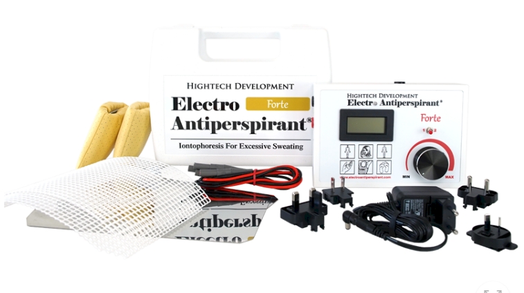 Electro antiperspirant - iontoforese- mot overdreven svetting / hyperhidrose