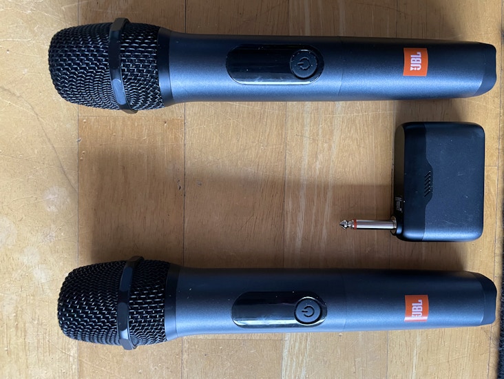 Jbl trådløse mikrofoner (2 stk) til leie 🎤