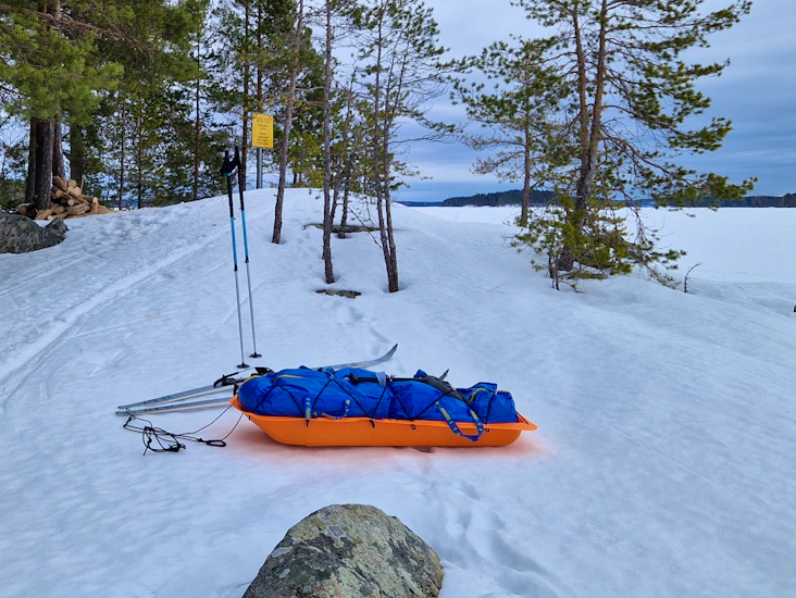 Vaellusahkio paris pulka