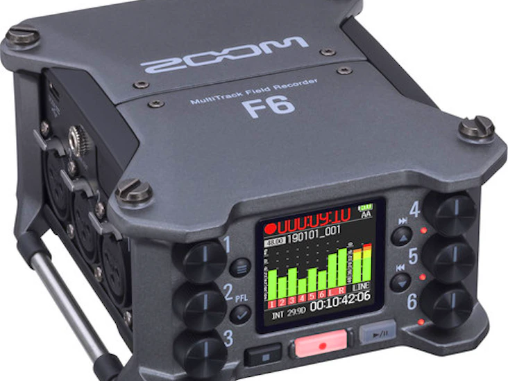 Zoom f6 field recorder & orca or-268 bag