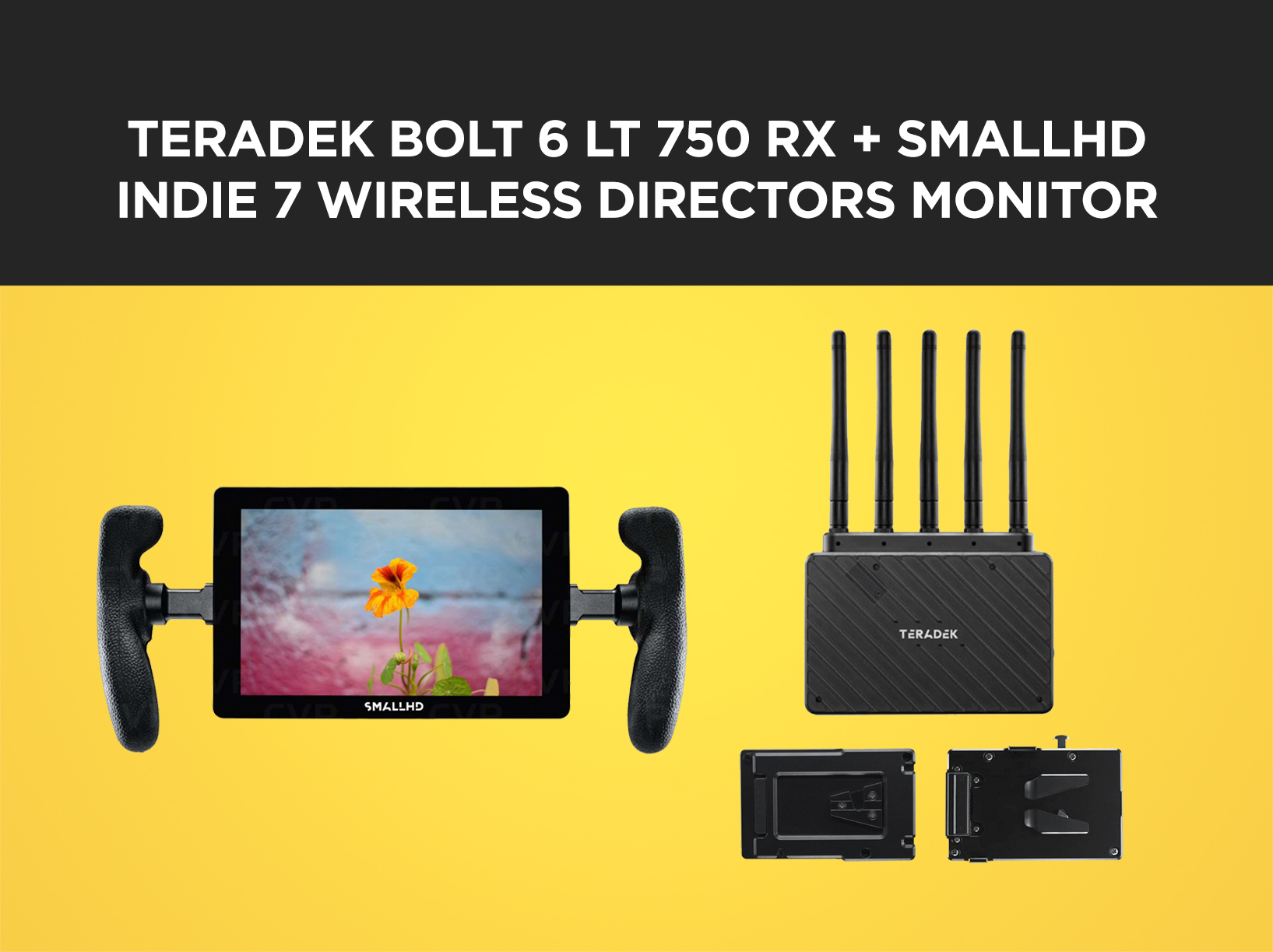Teradek bolt 6 lt 750 rx + smallhd indie or cine 7 - wireless director's monitor