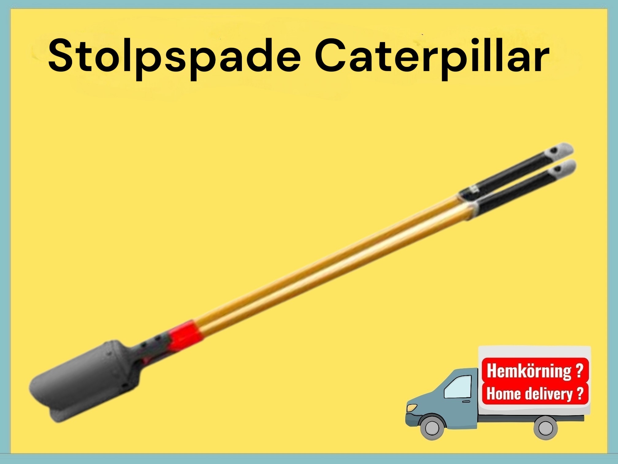 Stolpspade dubbel / plintspade 