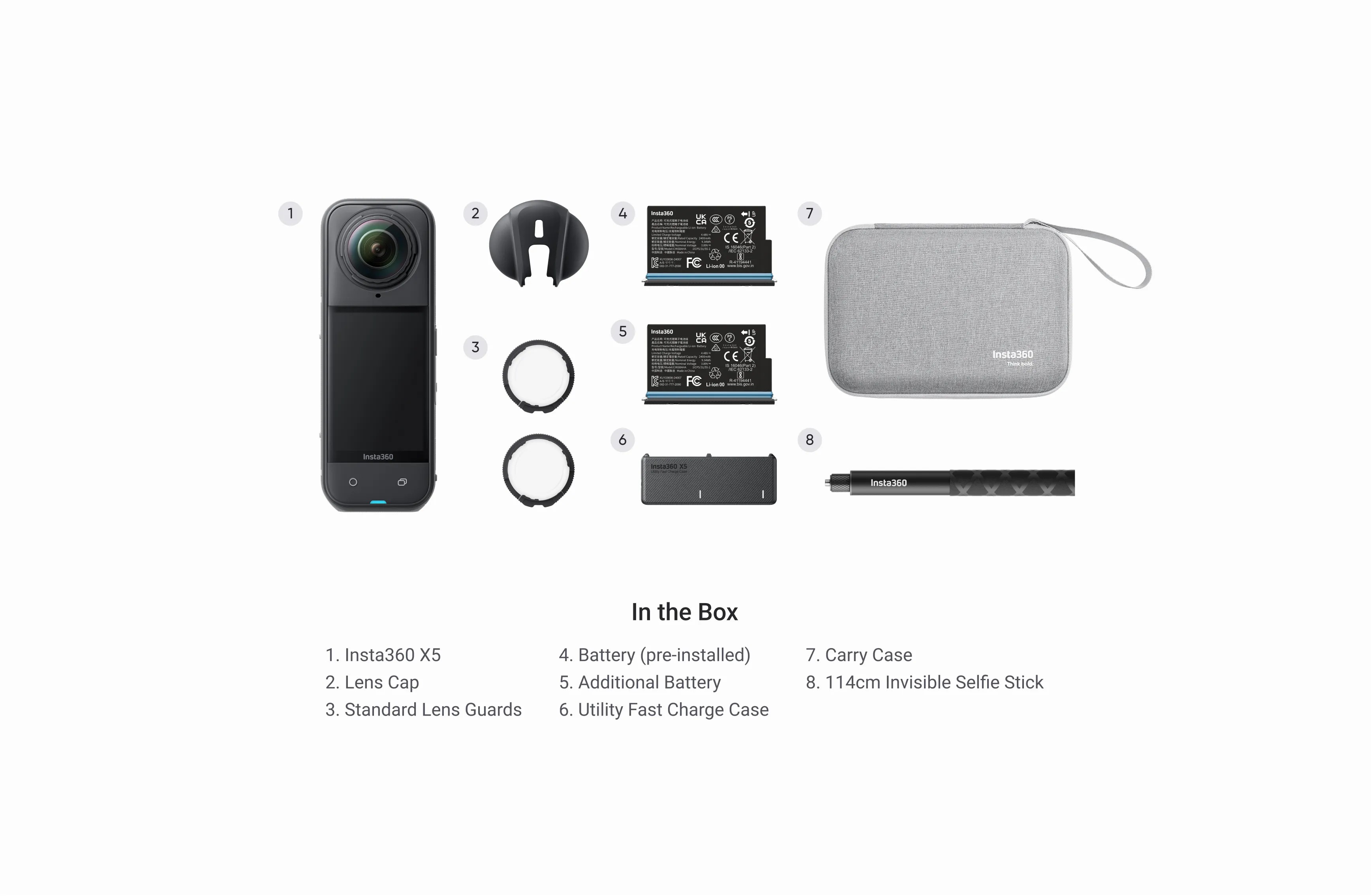 Insta360 x5 8k actionkamera