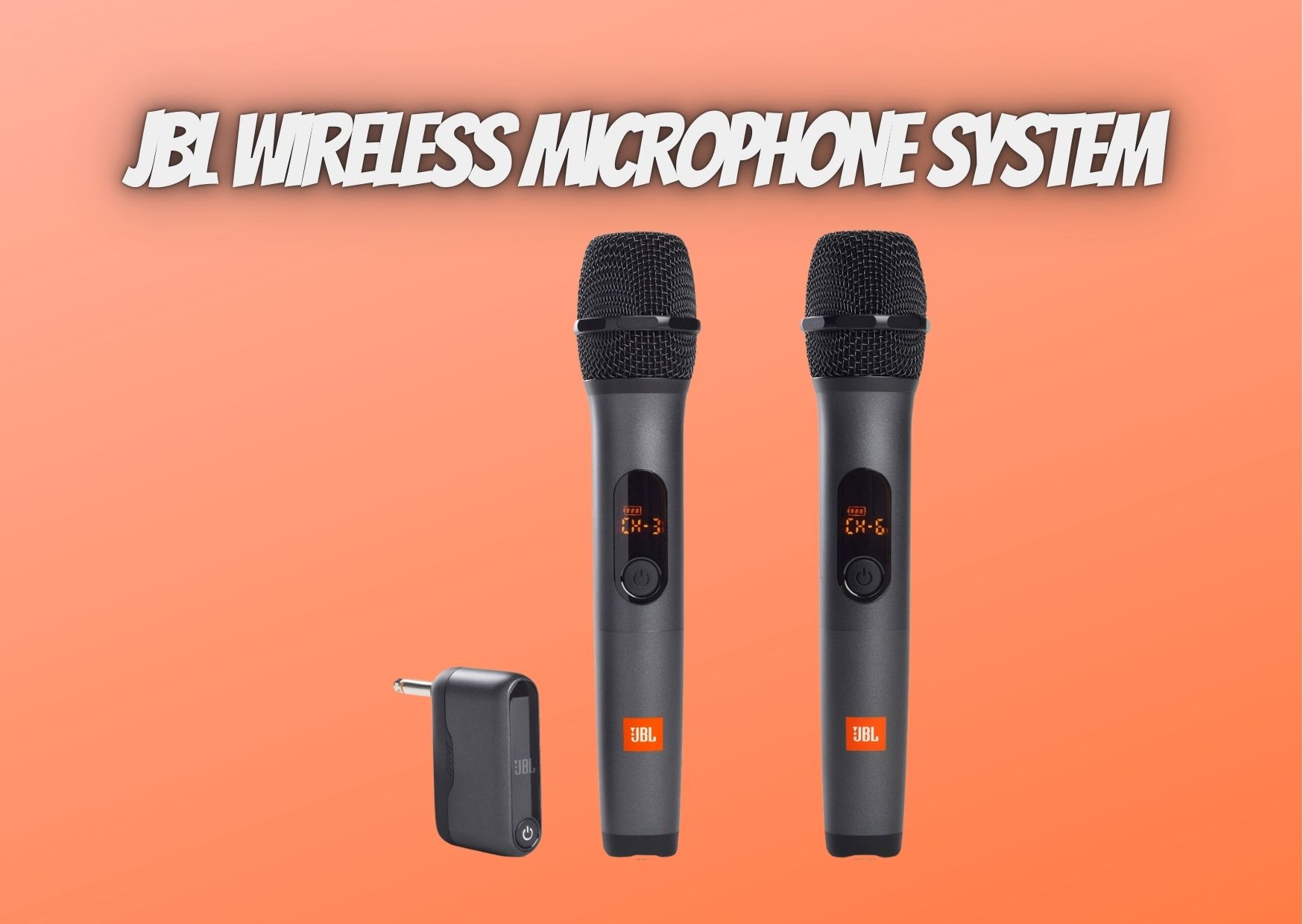 Jbl wireless microphone system (2-pack)