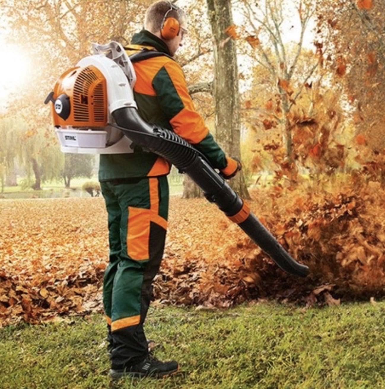 Extremt kraftfull lövblås stihl br700