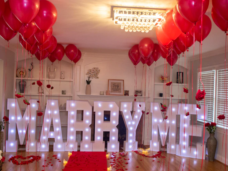 4ft marry me sign