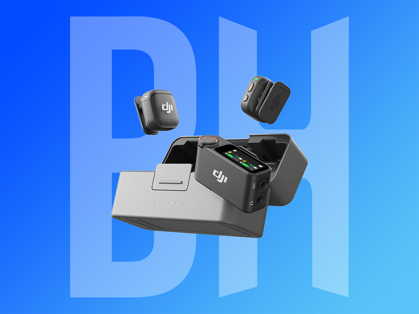  dji mic 3 (2 tx + 1 rx + charging case)