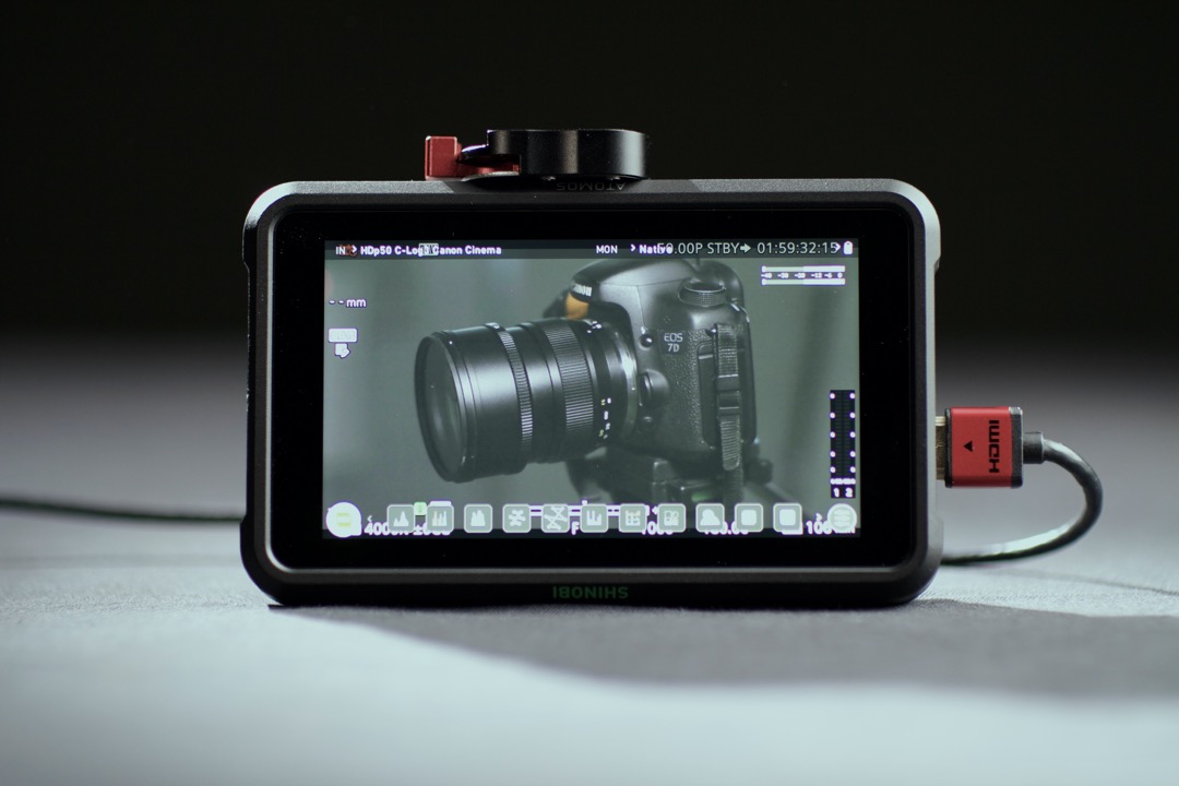 Monitor: atomos shinobi 5” 4k hdr til leie