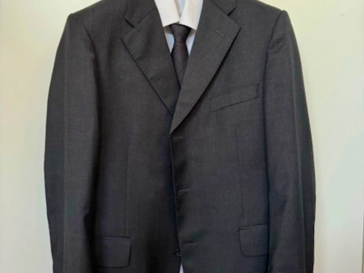 Svart smoking/ kostym strl. m/l med lackskor