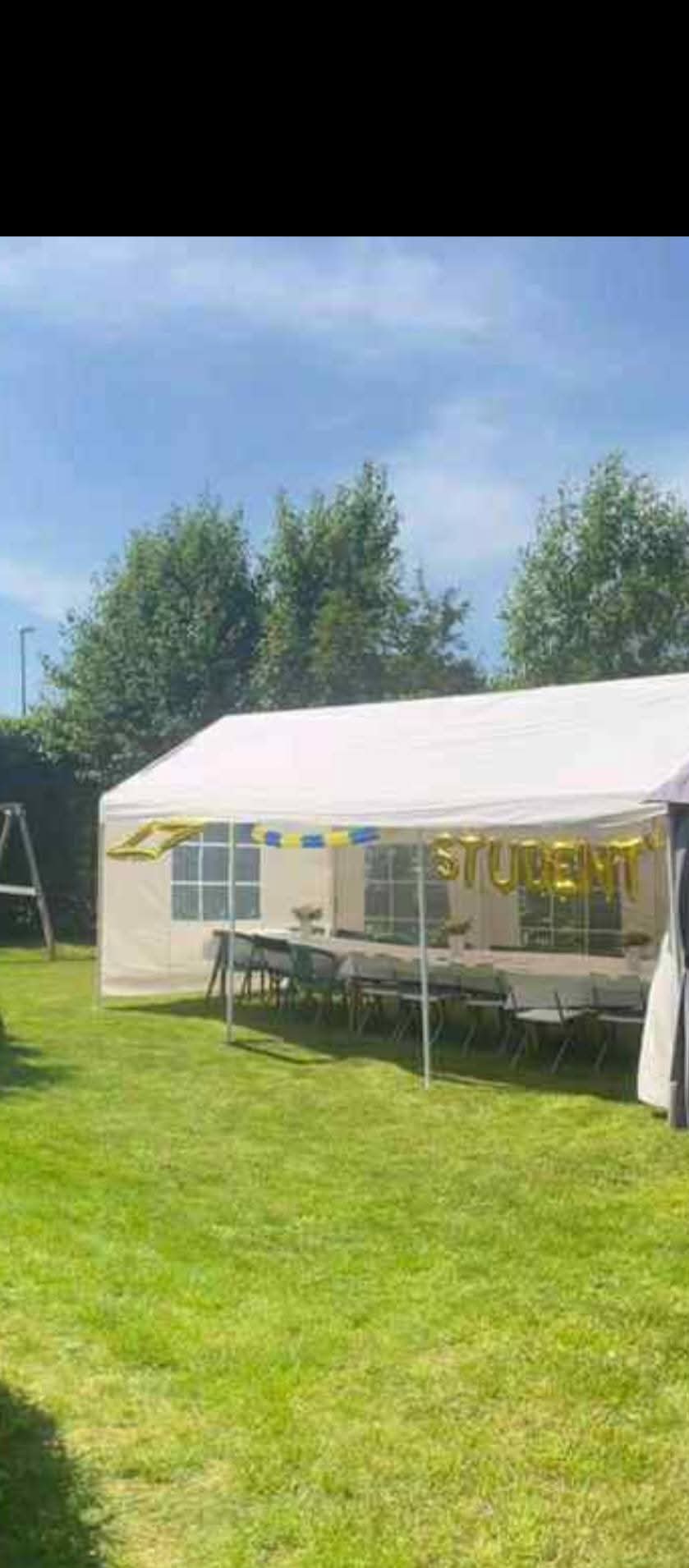 Partytält 6x3 m