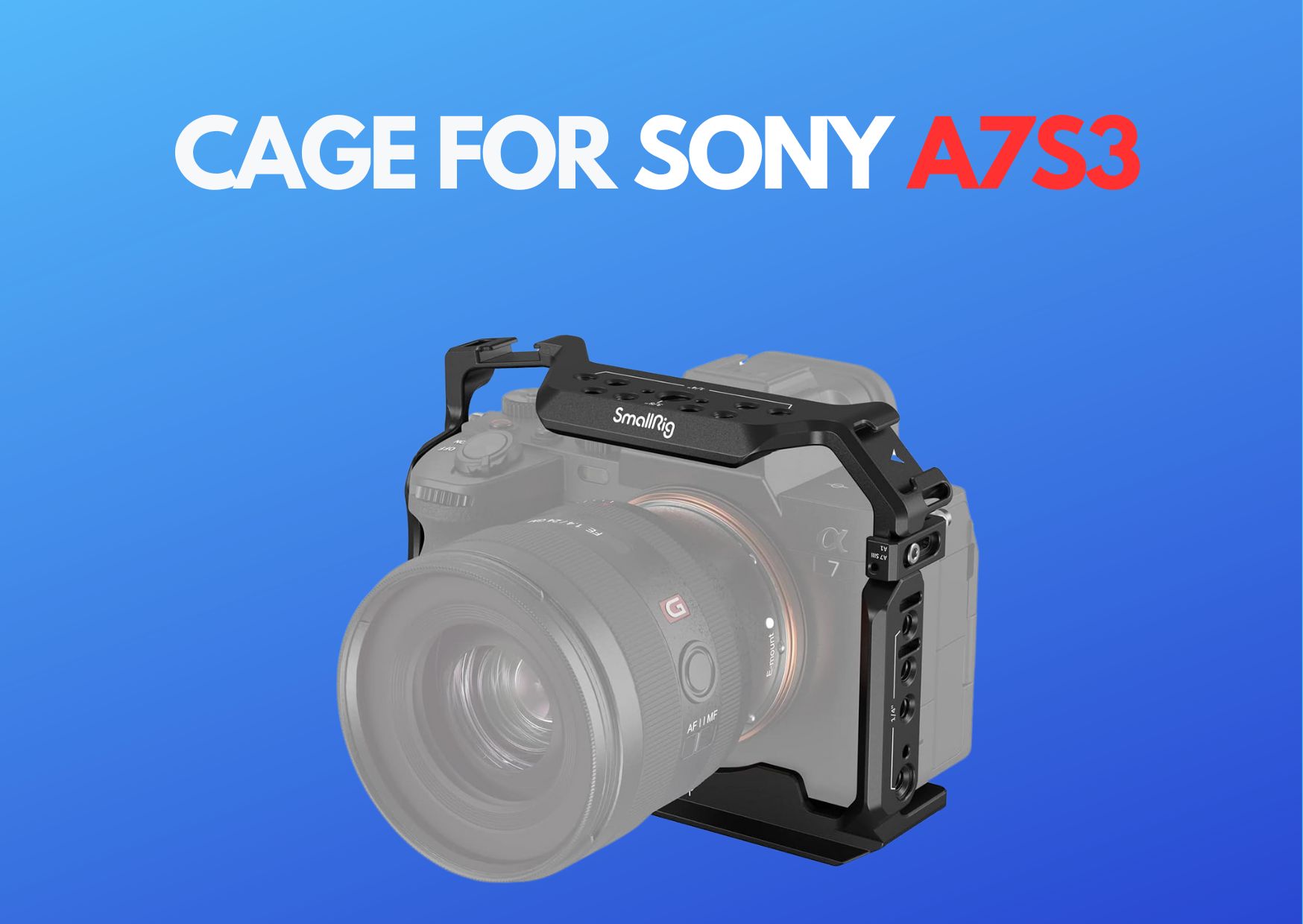 Cage for sony a7s3 as7iii