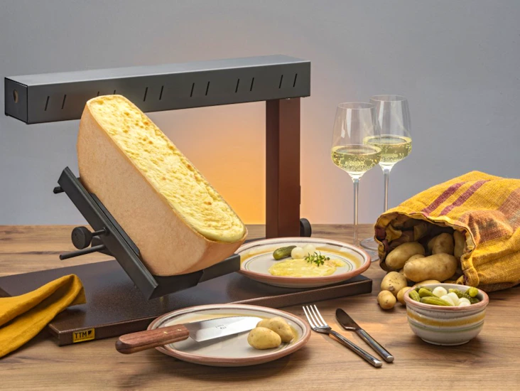 Äkta schweizisk raclettegrill – för en genuin smak av alperna!