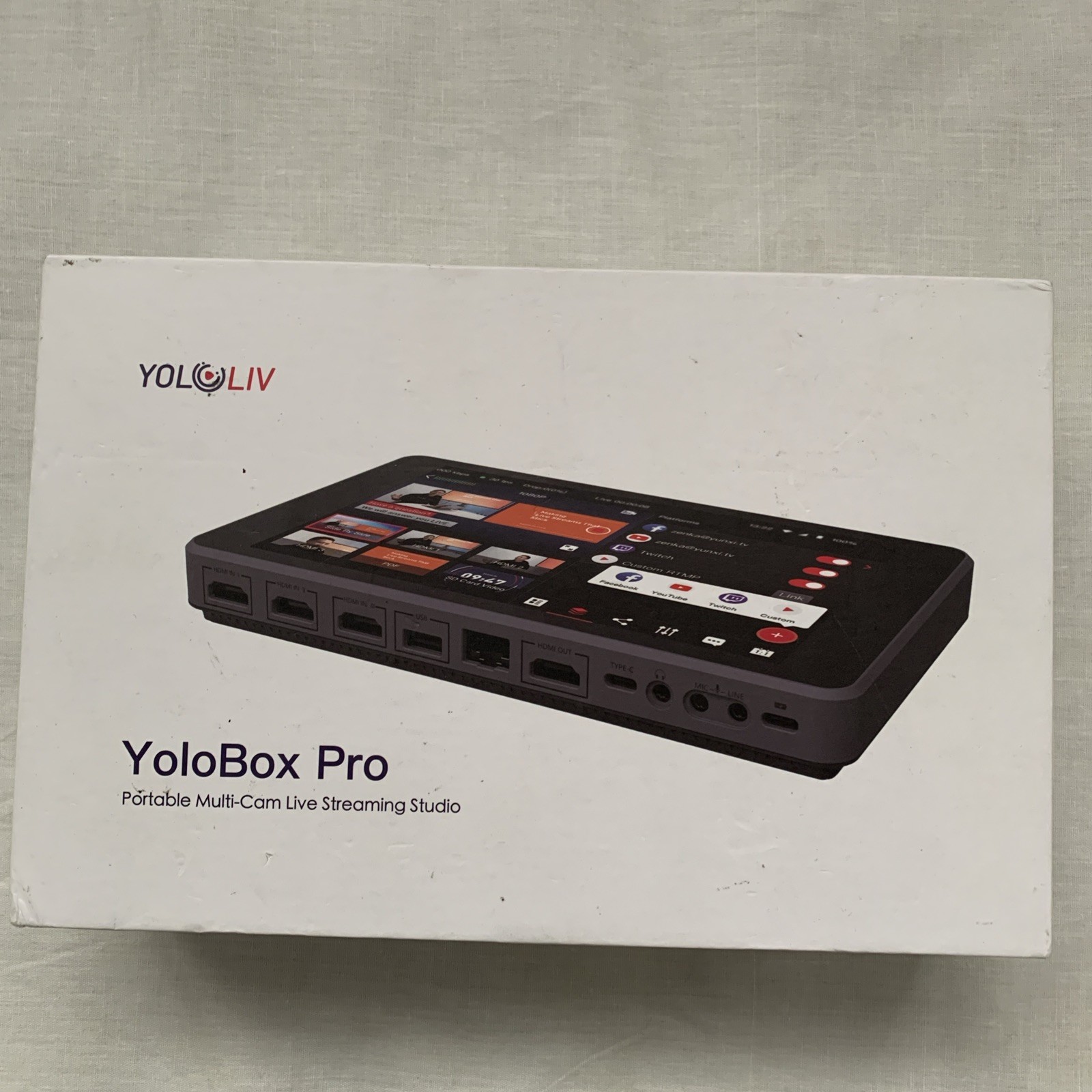 Yololiv yolobox pro live streaming device