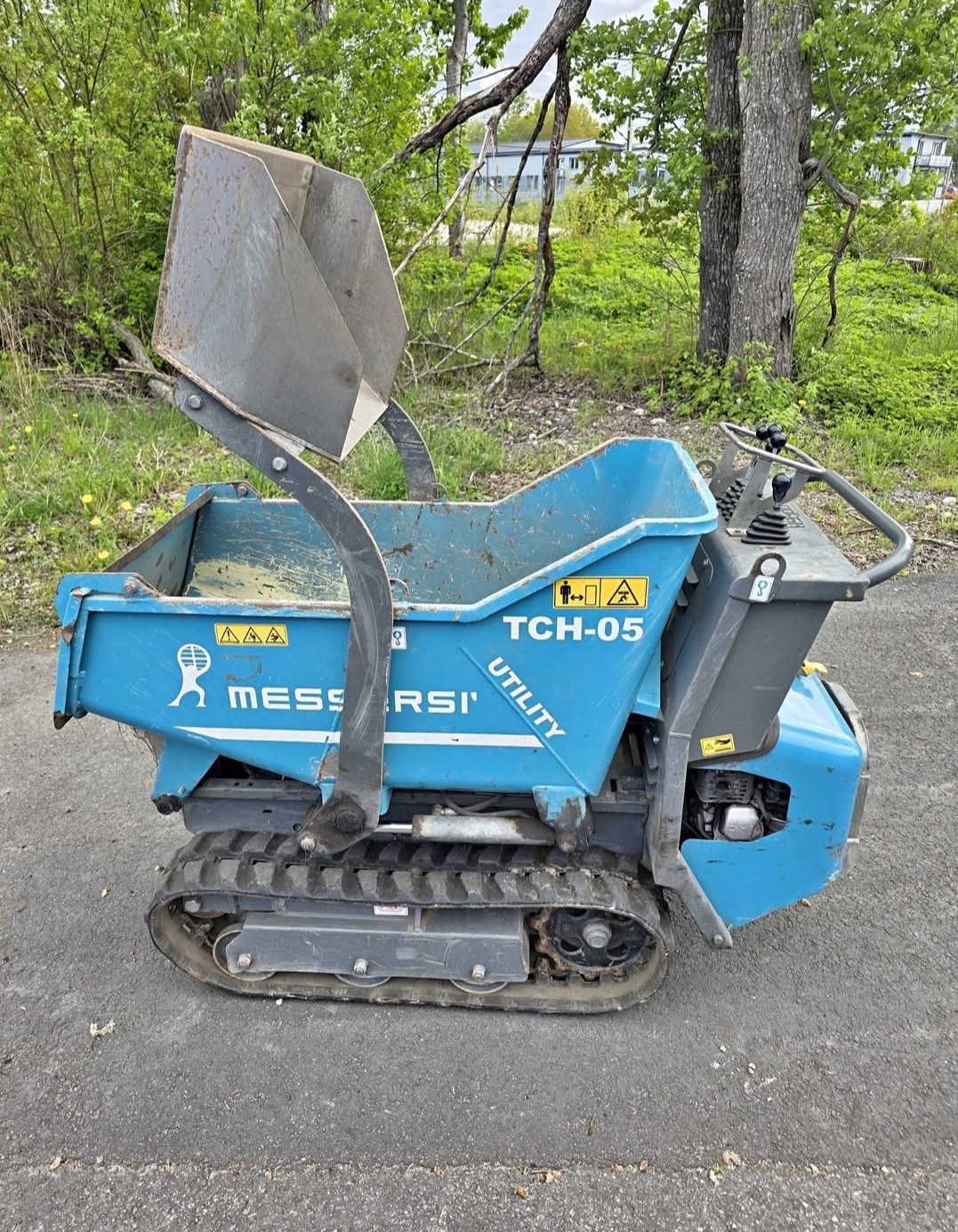 Självlastande minidumper messersi tch-05