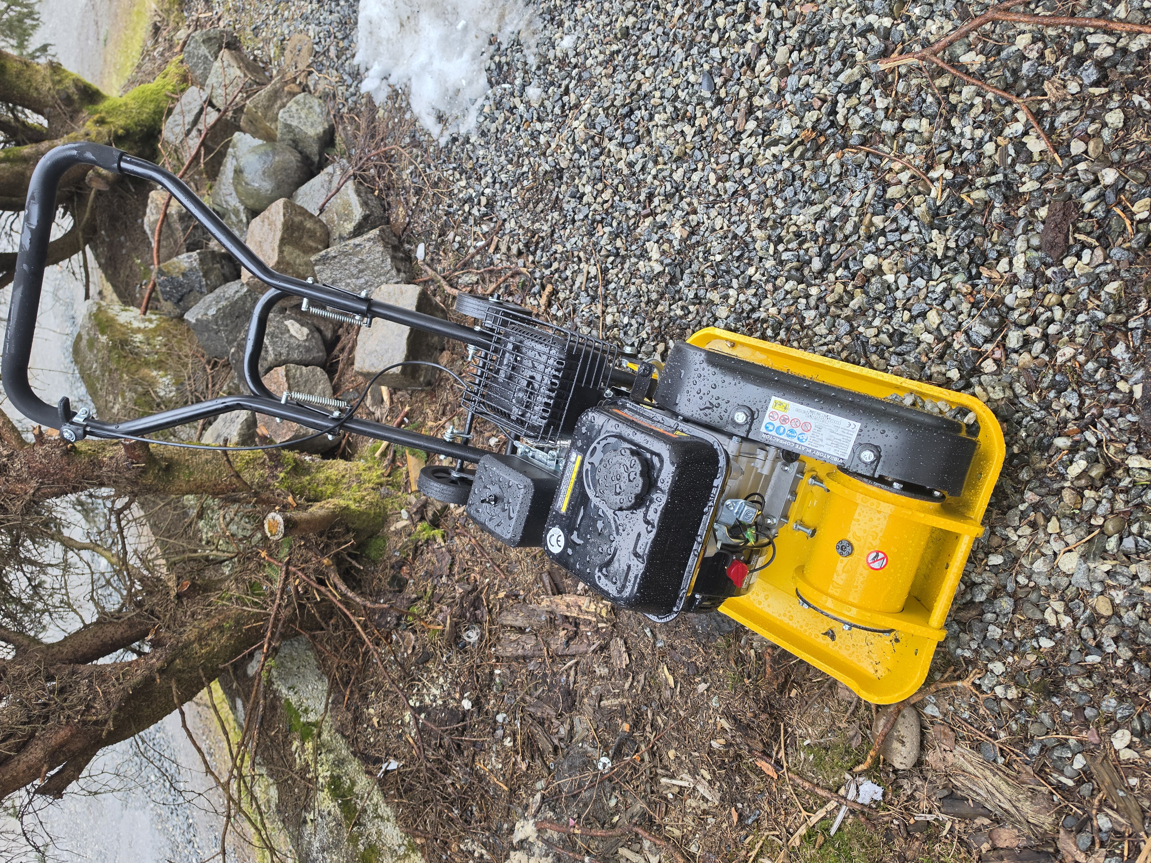 Gardentec vibroplate komprimeringsmaskin 86kg