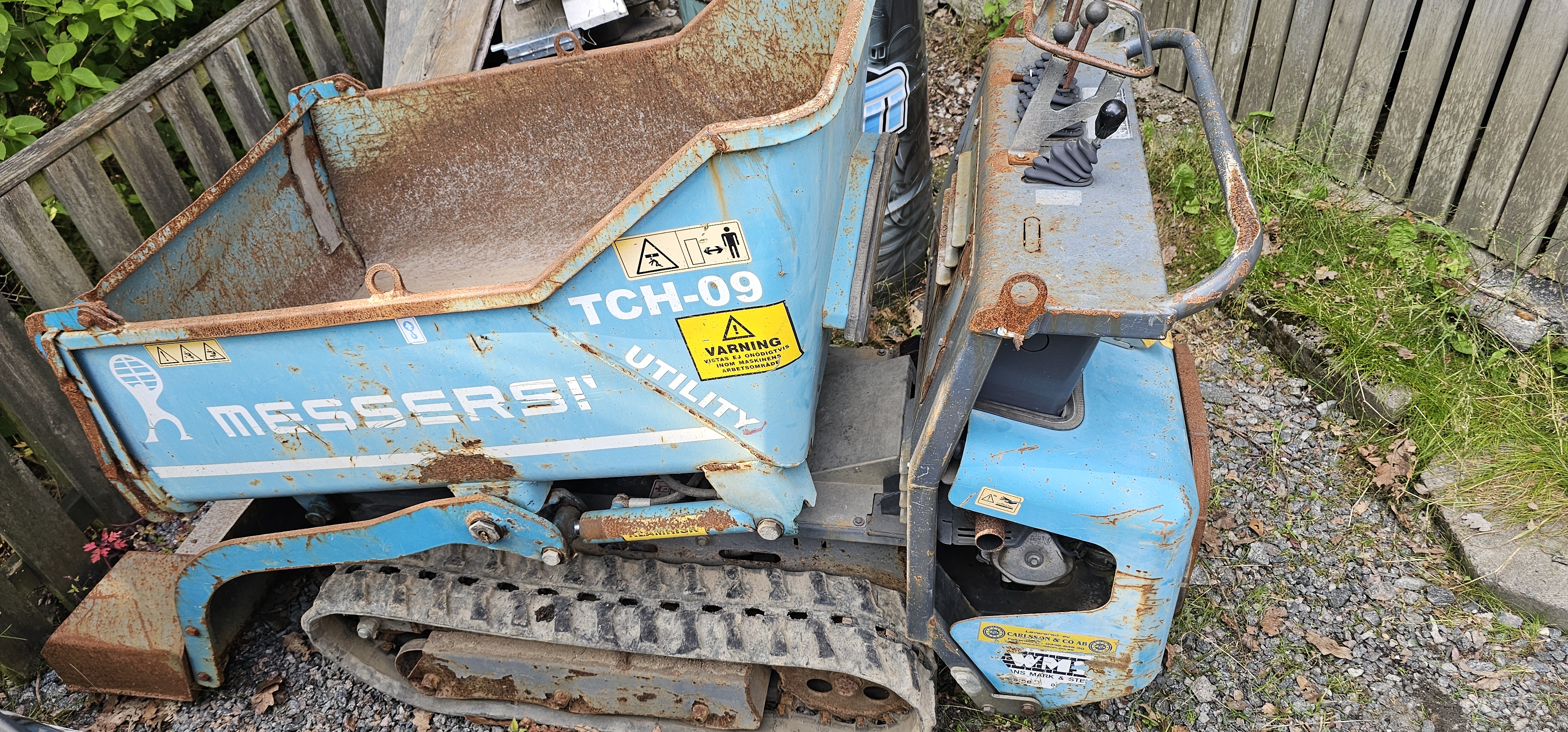 Självlastande minidumper messersi tch-09 