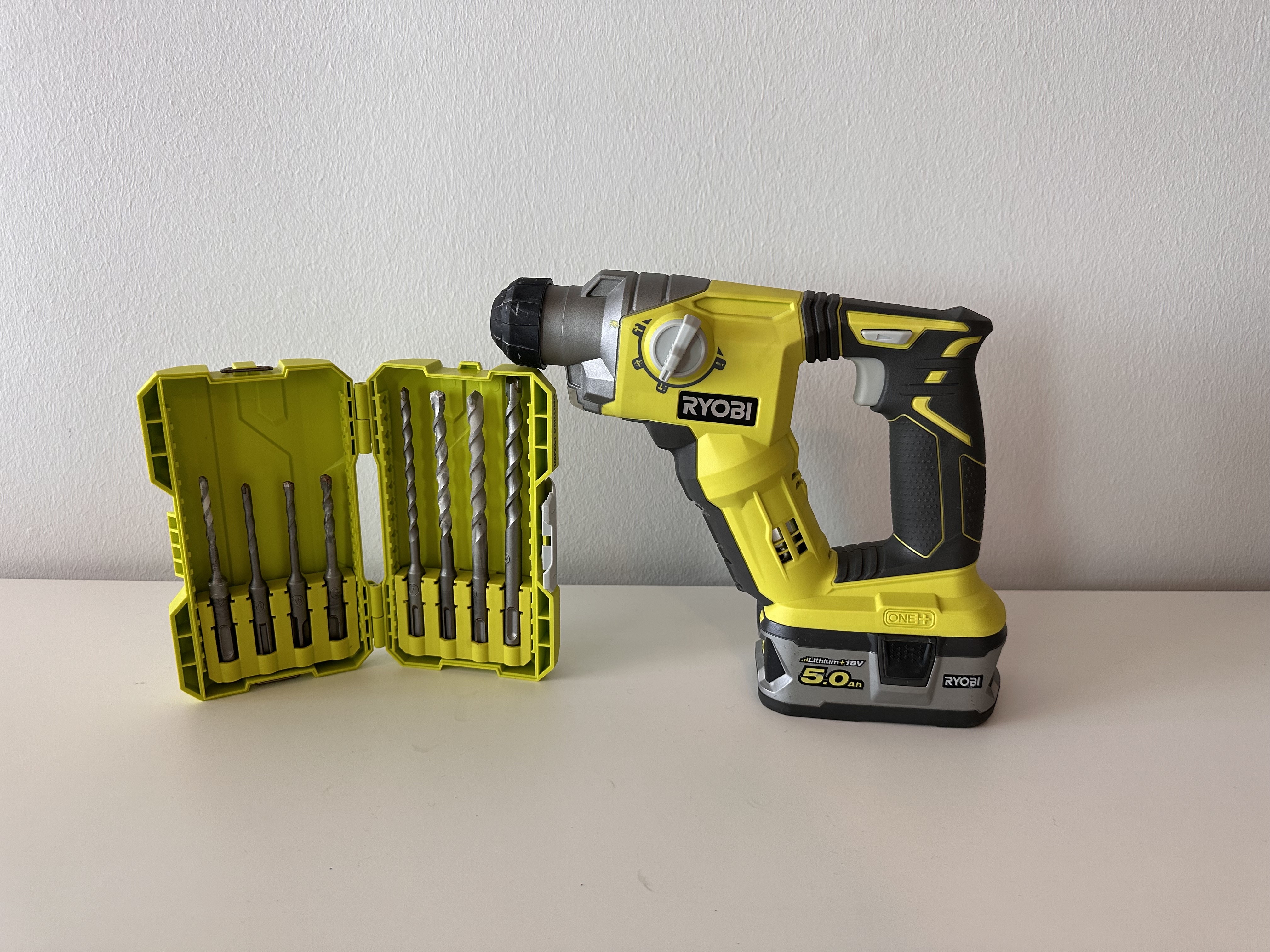 Ryobi 18v borhammer, sds-pluss