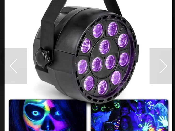 Uv ljus - party ljus för kalaset