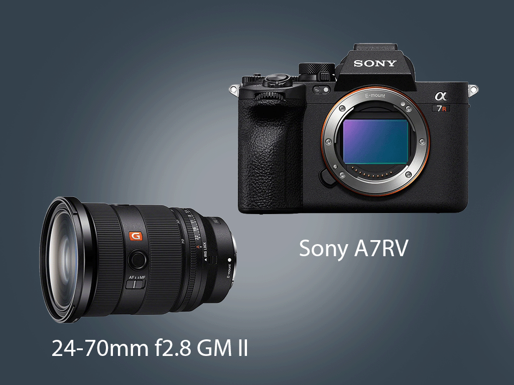 Sony a7r v with 24-70mm f2.8 gm ii